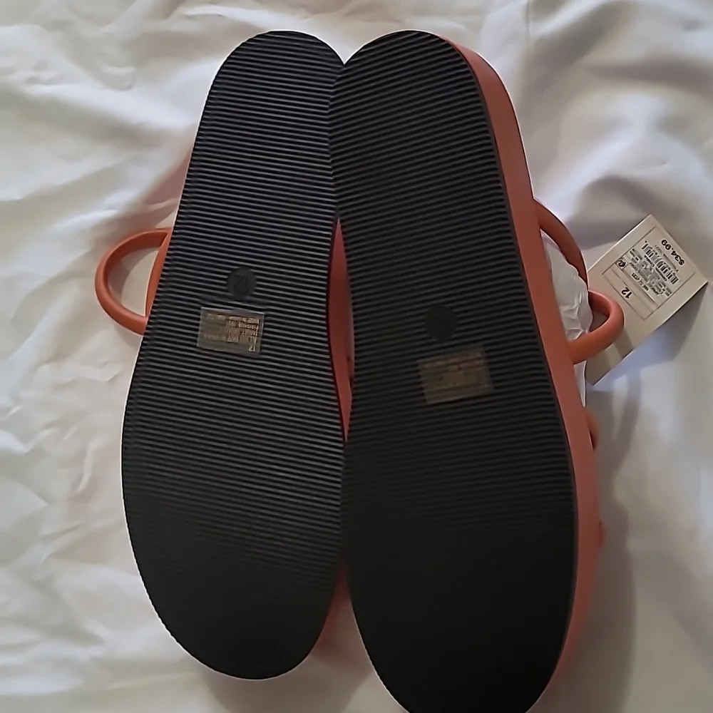 A New Day Apricot Orange Dory Sandal - Picture 3 of 3